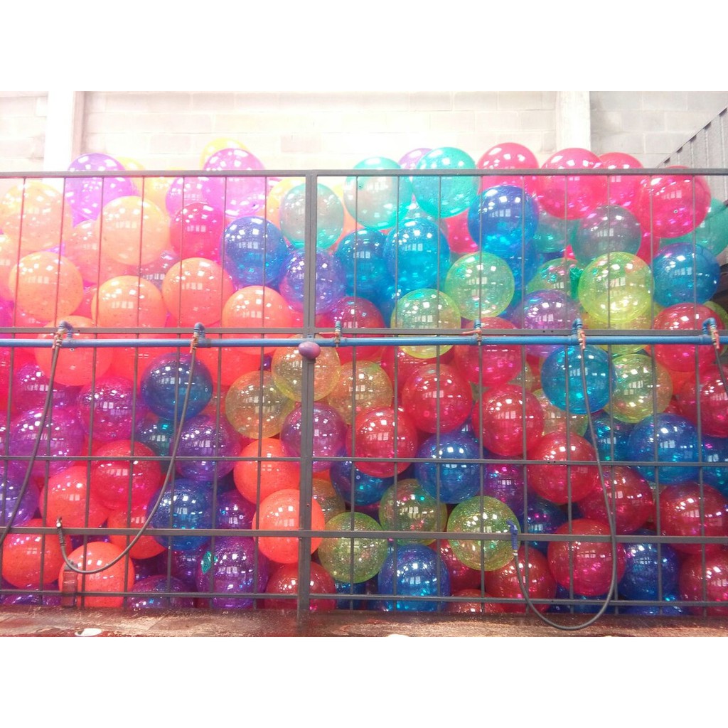 Kit 10 Bolas Confetes 40cm