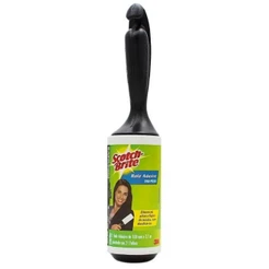 Rolo Adesivo Tira Pelos Scotch-Brite 21 Folhas Sem Fiapos Penugens Pó Pelos e Cabelos 3M