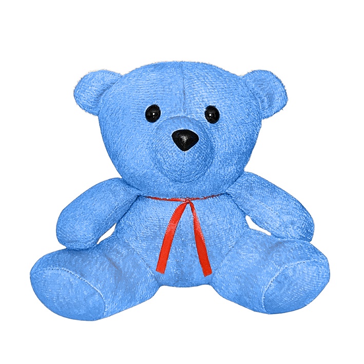 Ursinho De Pelucia Presente dia das Crianças Decoração Para Quarto Azul Decoração para Bebê