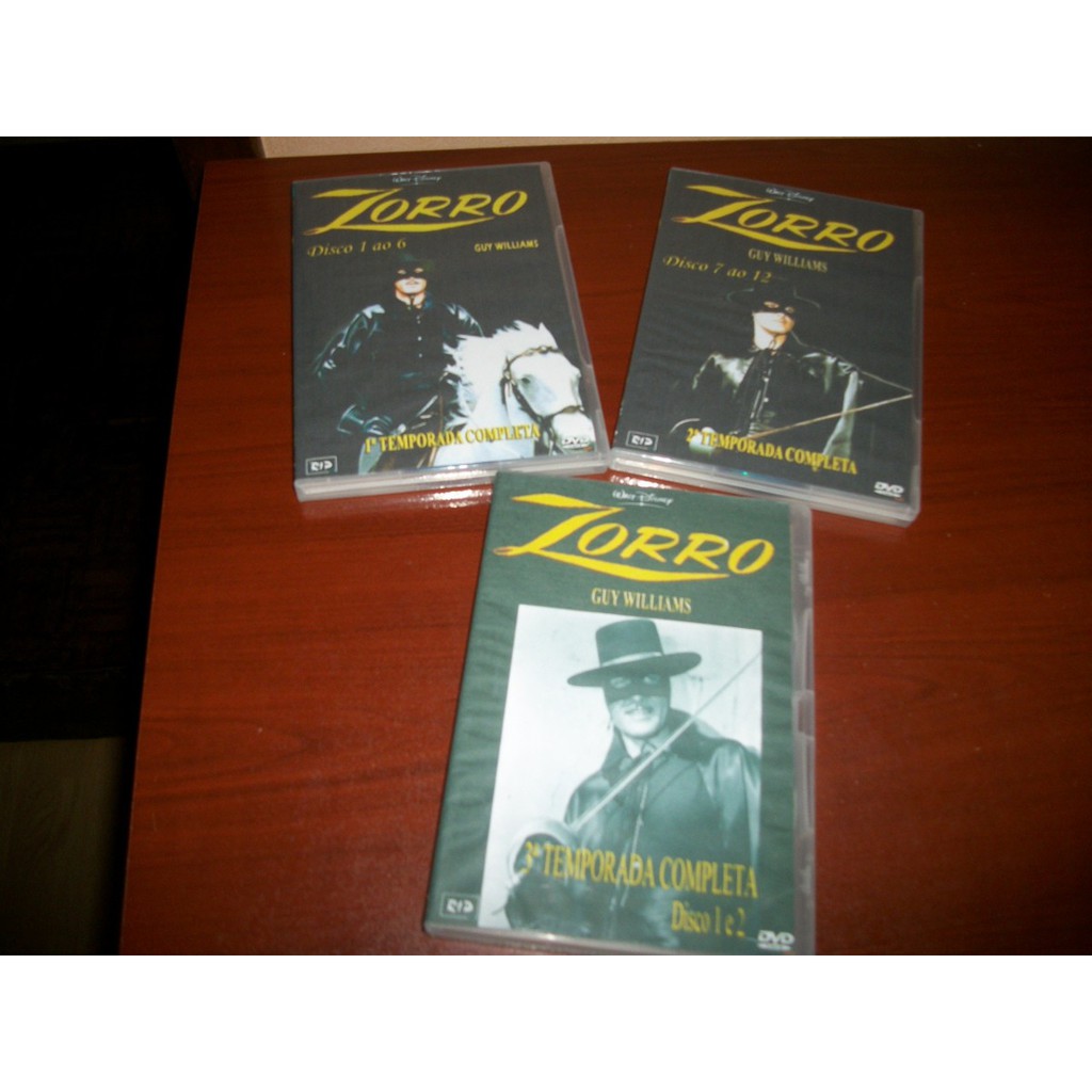 Box Dvd Zorro Guy Williams: Onde Comprar | BuscaProdutos