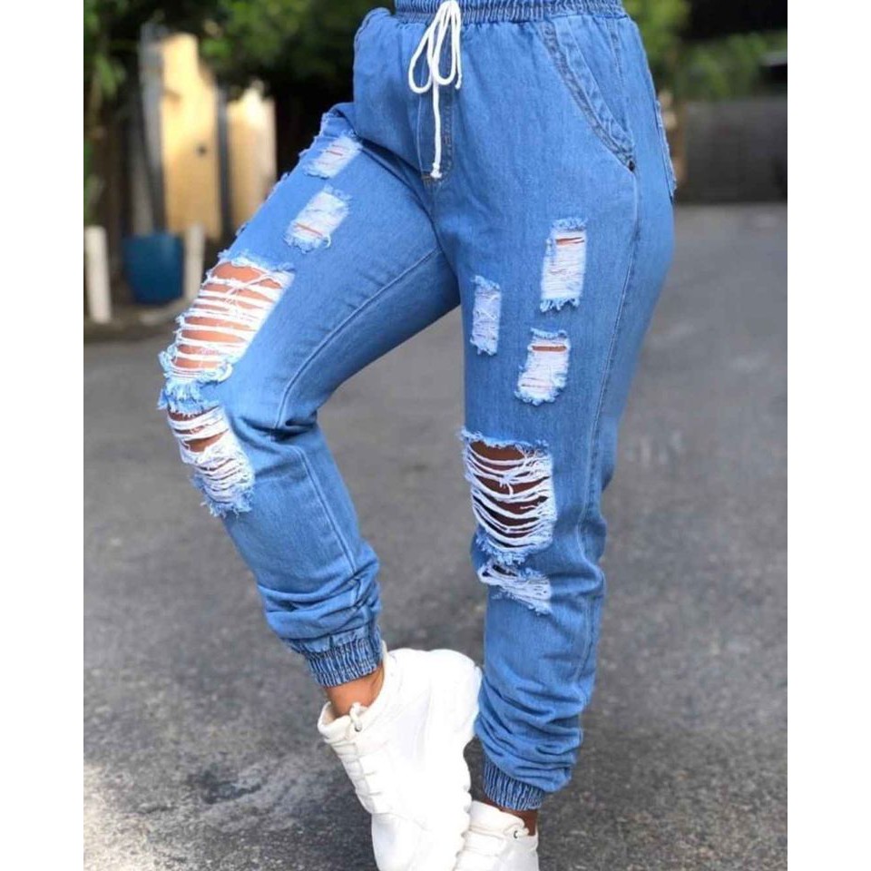 calça feminina jogger jeans