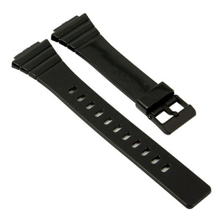 Pulseira Relógio Casio W-215h W-215 Preto Brilhoso