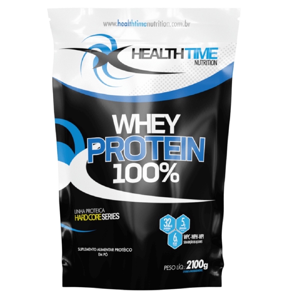 Whey Protein 100% Proteína Isolada Concentrada Hidrolisada 2.100kg