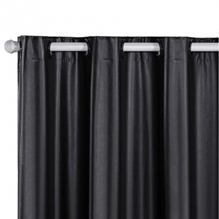 Cortina Blackout PVC 1,40m x 1,60m Corta 100% a Luz Blacaute Black RP