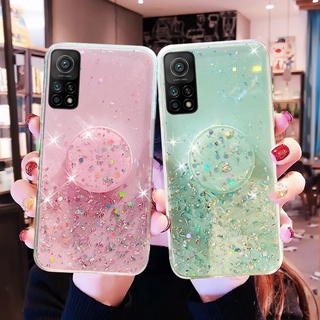 Capa Brilhante Com Glitter E Suporte Para Redmi Note 11 Pro/11S/10 10S/9 9S/7/8