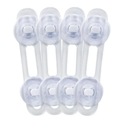 Kit Trava Segurança Multiuso Flexível Proteção Bebê Criança Armário Portas Gavetas Dobrável 13444 Buba