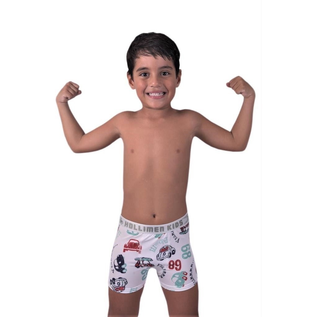 Kit 30 Cuecas Box Boxer Infantil Atacado Micro Fibra | Shopee Brasil