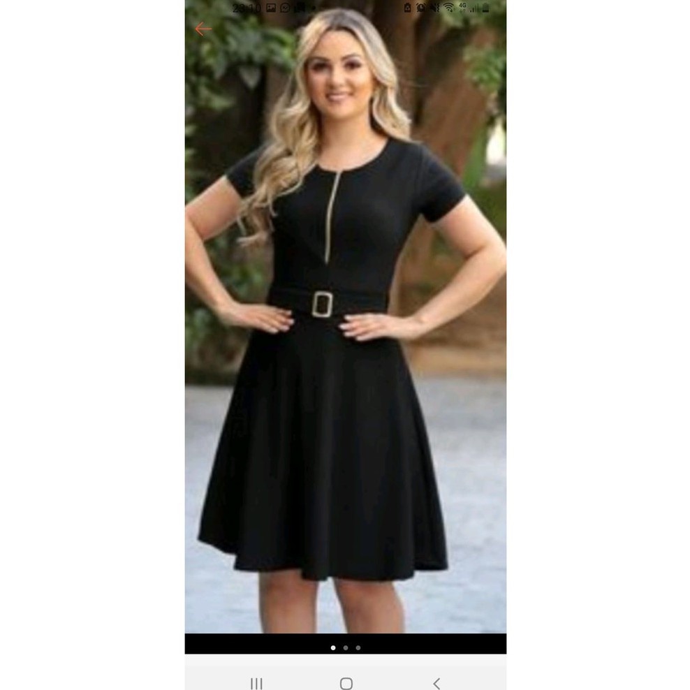 Vestido Social Rodado Lycra Vestidos Evangélicos Midi Moda Evangelica Gospel Cristã