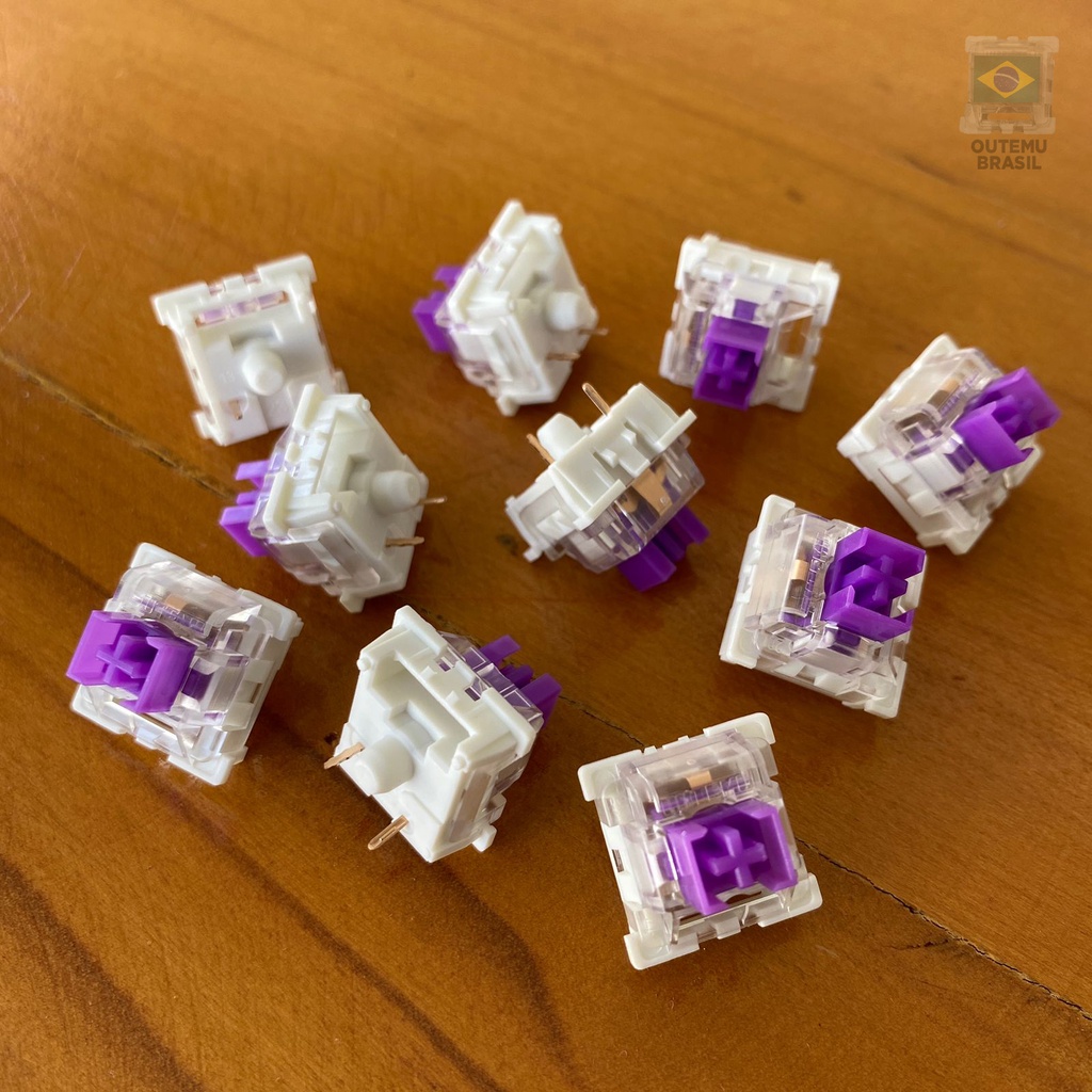 Botão Switch Outemu Purple Para Teclado Mecânico