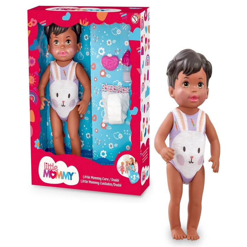 Boneca Little Mommy Alive Cuidados Negra Mattel Menina Linda