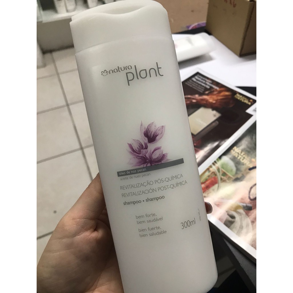 NATURA PLANT SHAMPOO REVITALIZACAO POS QUIMICA 300ML Shopee Brasil