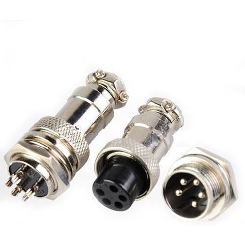 Kit 1 Conector Mike 5 Vias Macho / Fêmea (par) E 1 De 3 Vias