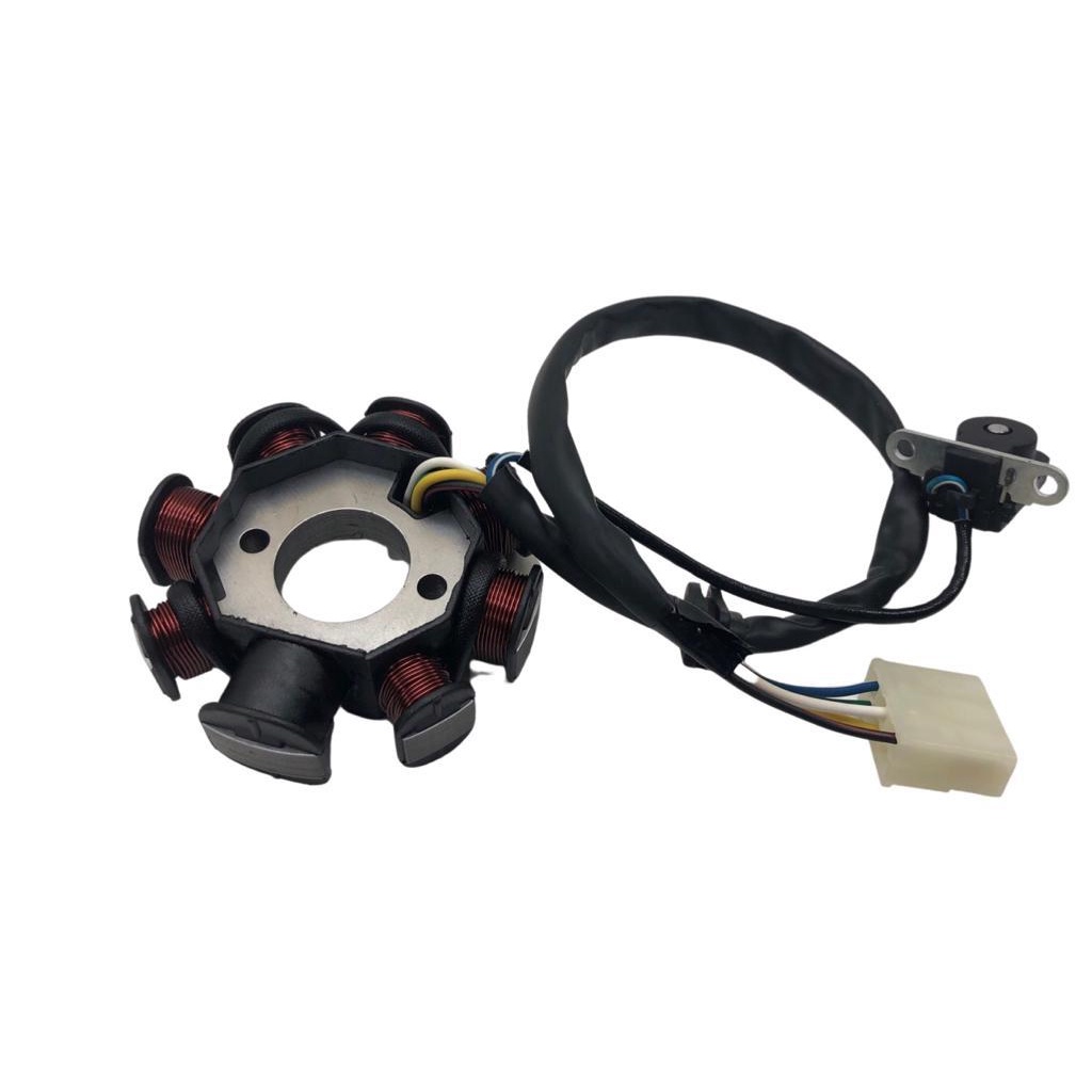 Estator Magneto Shineray Jet 50 2014 a 2021 Jonny 50 8 Bobinas
