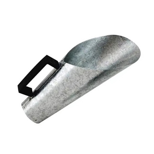 CONCHA PARA CEREAIS GALVANIZADA CABO PLÁSTICO 2 KG ZATTI