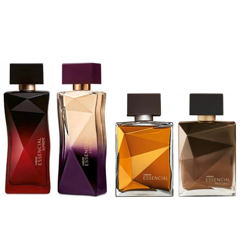 Perfume Deo Parfum Essenciais Essencial Exclusivo, Supreme, Palo Santo,  Mirra Masculino / Feminino Natura - 100ml | Shopee Brasil