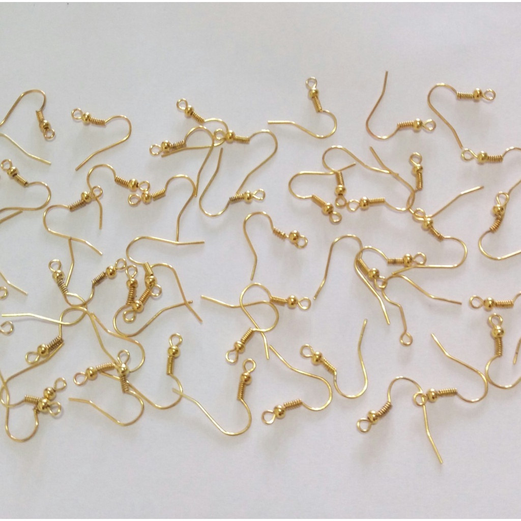 Kit 50 Unid. Base Brinco Anzol Cor Dourado 18mm P/ Montagem R$ 9,99.