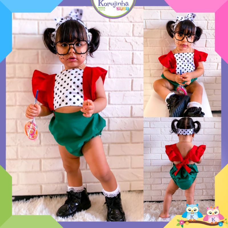 Romper Luxo Chiquinha - Fantasia Chiquinha