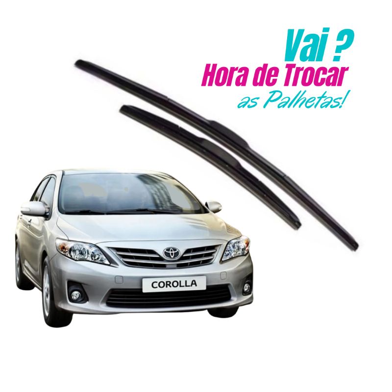 Par Palheta Limpador Parabrisa Corolla 2008 à 2021 em Oferta na Shopee