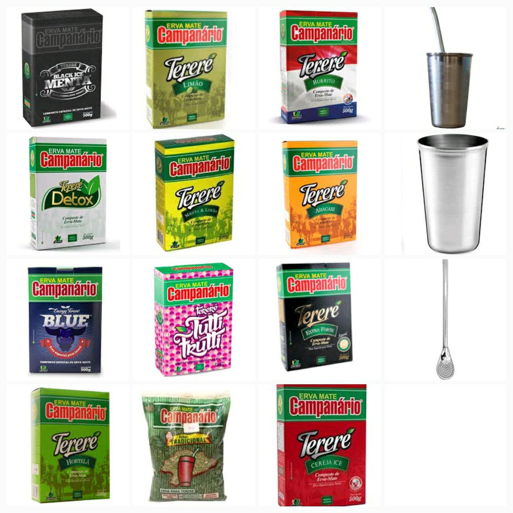 kit tereré Campanario + copo + bomba