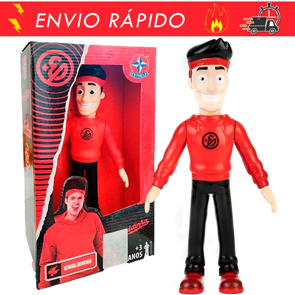 Boneco Enaldinho Articulado De Vinil Youtuber Brinquedo Original Estrela Presente Shopee Brasil