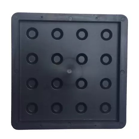 Forma Piso Tátil Bola Direcional 20x20x6cm Tijolo - Fp070 - Brasfort