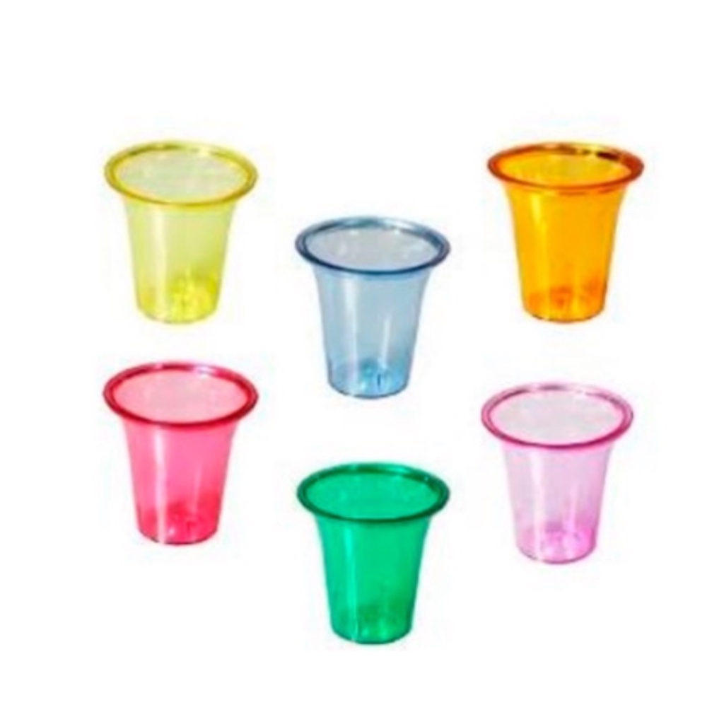 Copinho Calice Acrílico Santa Ceia/Doces 10ml - 50 Unidades