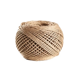 01 Fio Cordao Rami 2mm Rolo 100g Sisal Convite/artesanato/natural/pão Aprox. 75mt em Oferta na Shopee