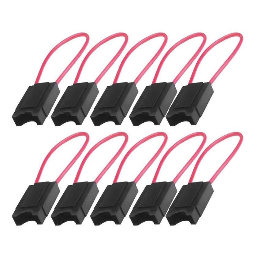 Kit 10 Porta Fusivel Para Lamina Max Automotivo Carro Moto