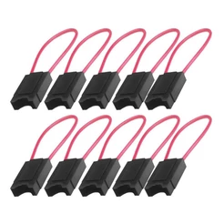 Kit 10 Porta Fusivel Para Lamina Max Automotivo Carro Moto