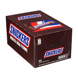 Caixa De Snickers 900g Chocolate E Caramelo C/20 Un C/ 45g | Shopee Brasil