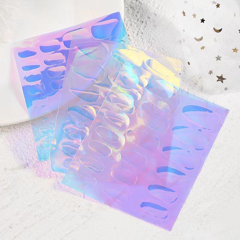 Adesivo 3d de Aurora Formado Gelo Vidro Holografico Colorido Nail Variadas Encapsular leito diamond