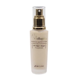 3w clinic collagen foundation 50g 2color em Oferta na Shopee