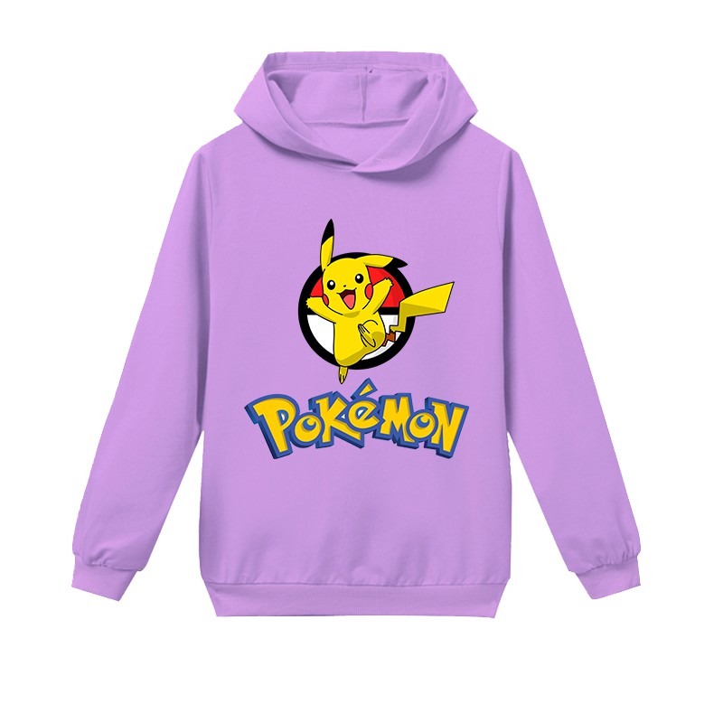 Novo Pokemon Novo Bebe Roupas Meninos De Manga Longa Criancas Dos Desenhos Animados Roupas Pikachu Meninas Hoodies Roupa Das Criancas Shopee Brasil