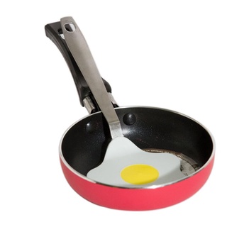 Conjunto Mini Frigideira 12cm Antiaderente com Espátula Casa do Chef Vermelho