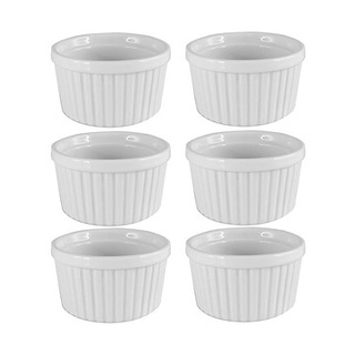 ramequim ramekin forminhas forno buffet porcelana (6 unidades) 100 ML