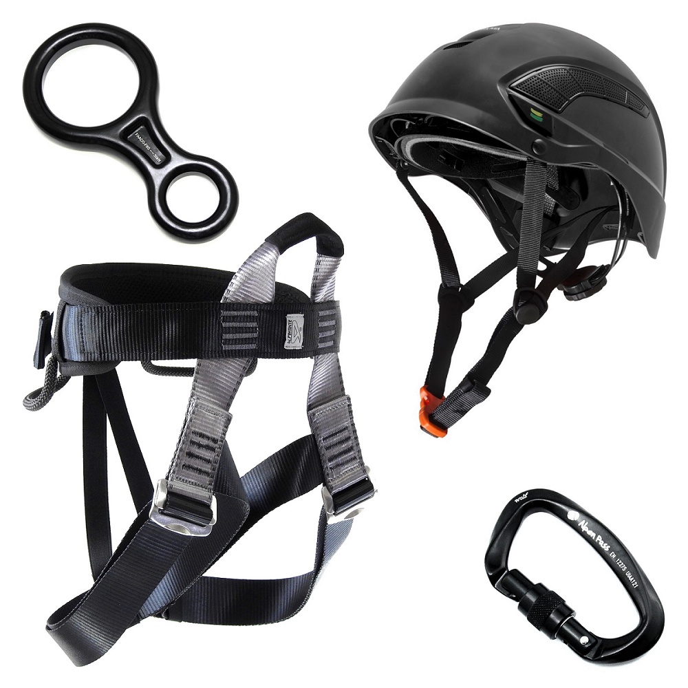 Kit ALP106T Rapel Tatico Escalada Aventura Alpimonte