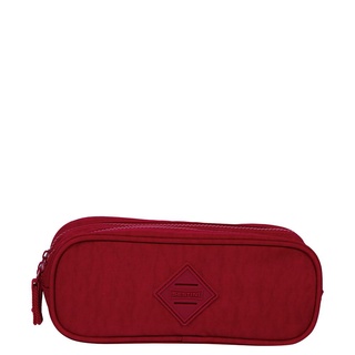 Estojo Especial 2 Compartimentos Crinkle Vermelho