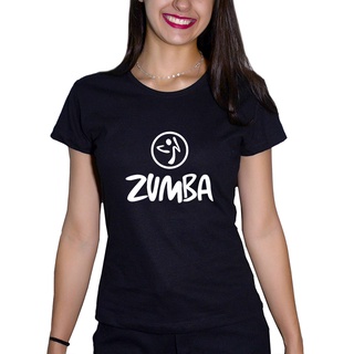 T shirt Feminina Zumba Camiseta Baby Look de Algodao