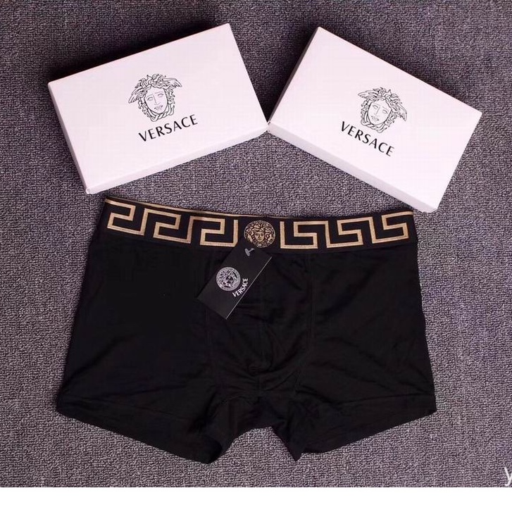 Versace Cueca Boxer Masculina De Algodão
