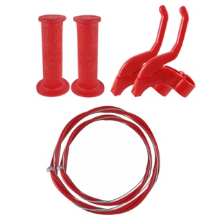 Kit Manete Manopla Conduite  e cabos Vermelho aro 16 em Oferta na Shopee