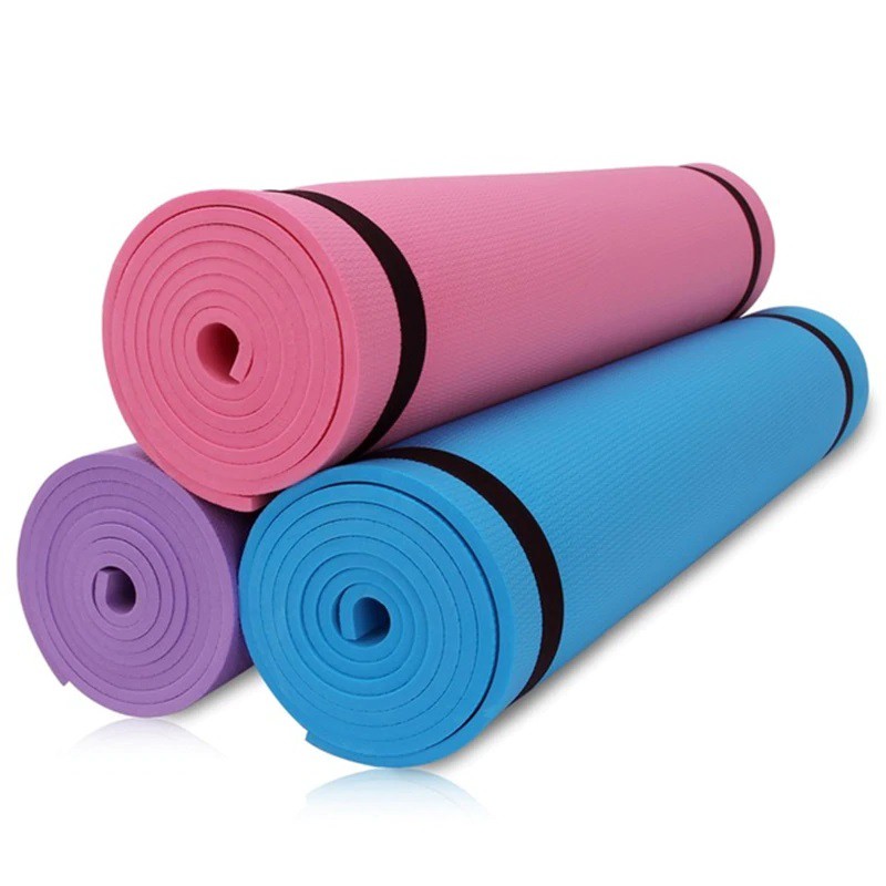 TAPETE YOGA 1,8m x 50cm 5mm com TEXTURA em Oferta na Shopee