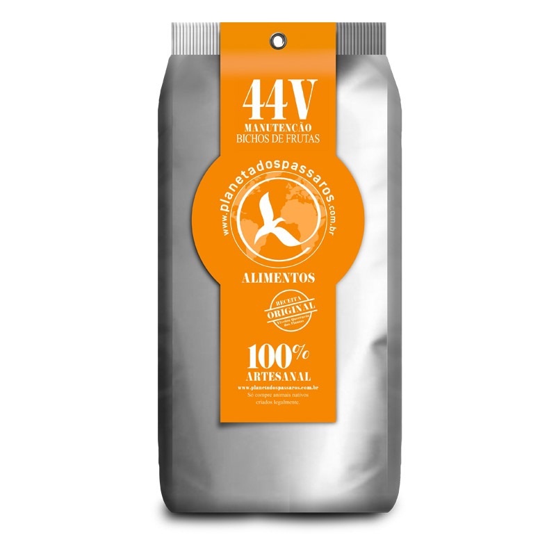 Ração para pássaros Farinhada 44V Bicho de Frutas 1kg em Oferta na Shopee