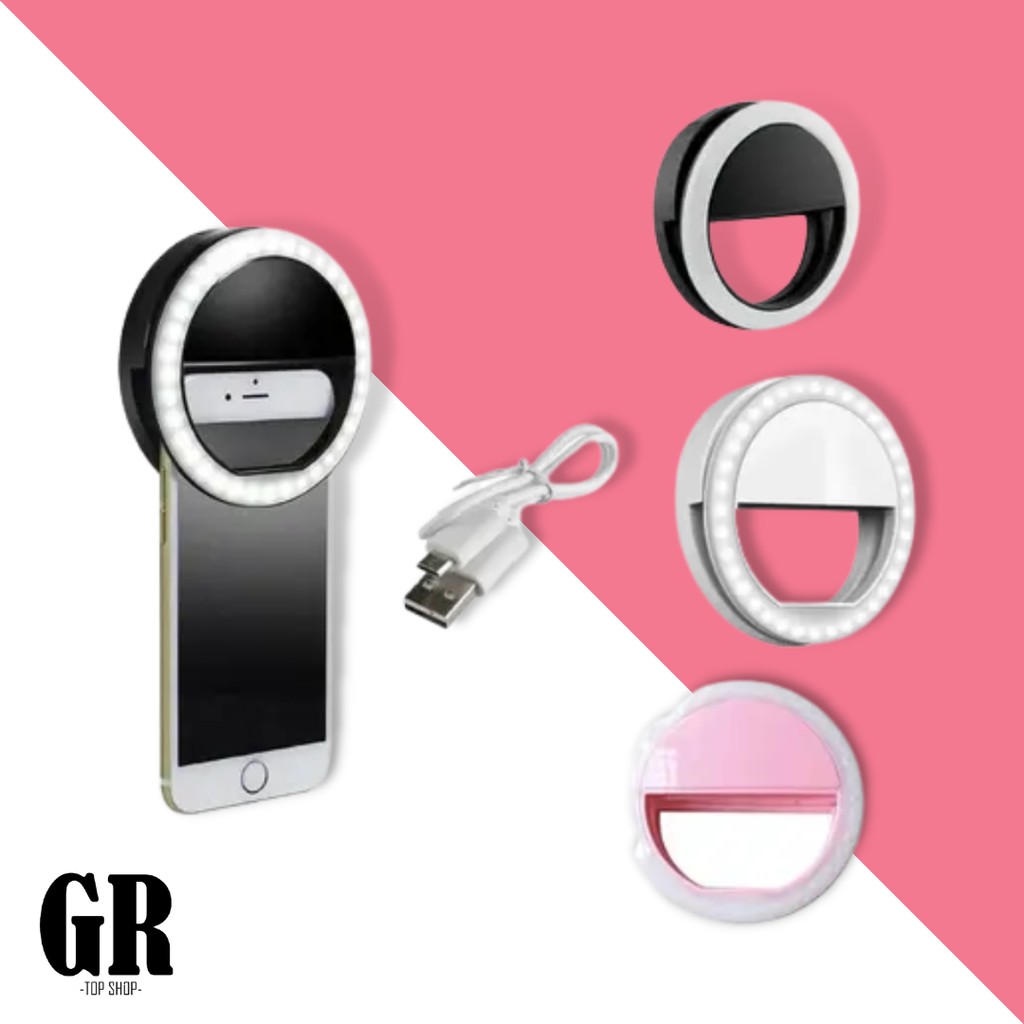 Anel De Led Luz Para Selfie Ring Light Flash Celular Iphone Galaxy