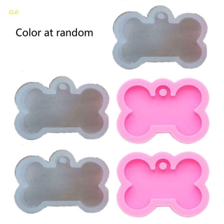 Clo 5 Pcs Osso De Silicone Forma Pingente De Resina Molde Diy Dog