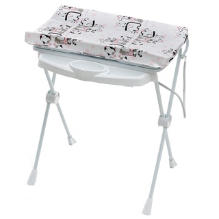 Banheira Para Banho do Bebê 20L Com Suporte, Redutor, Trocador e Saboneteira Classic Zoo Galzerano