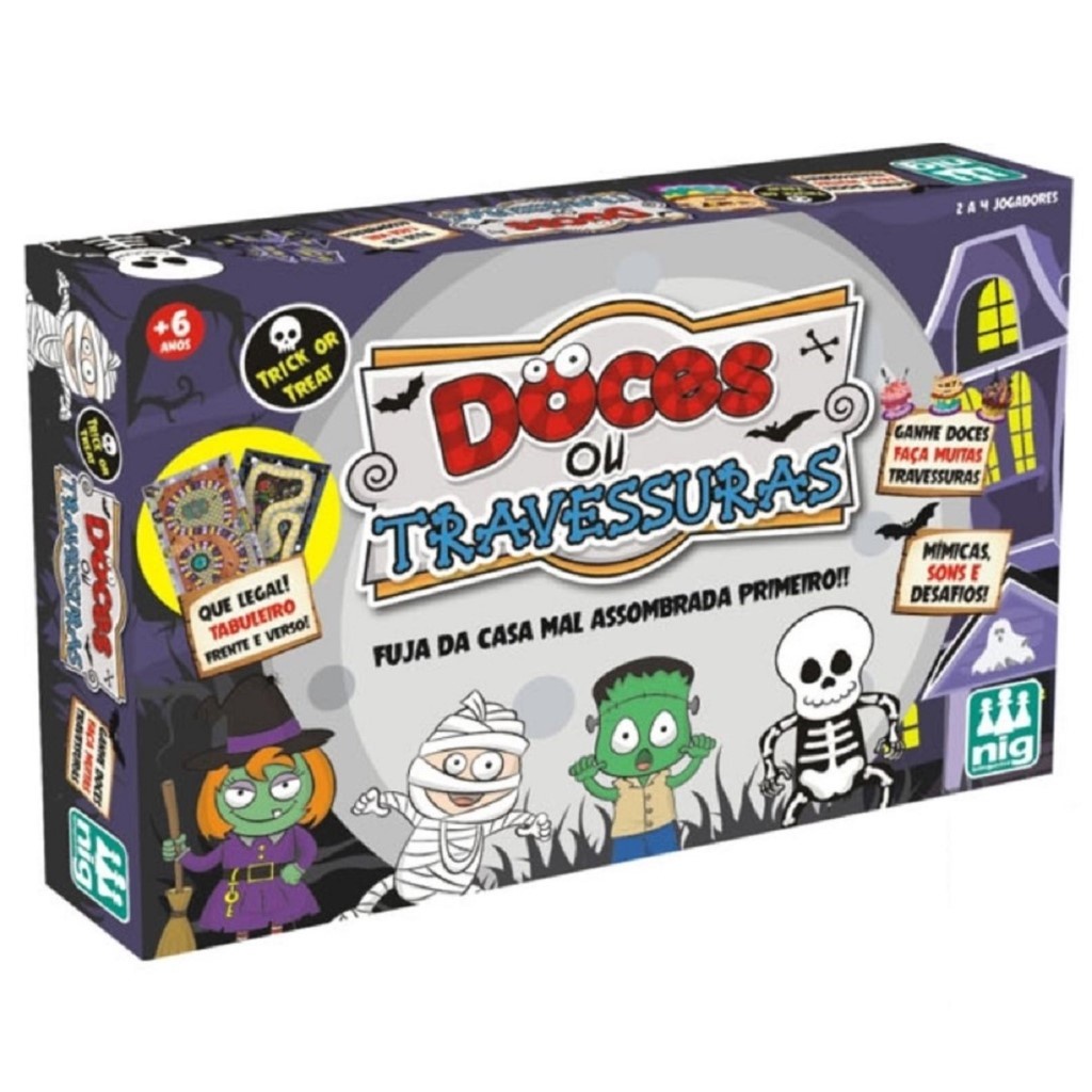 Jogo Doces Ou Travessuras 1181 Nig Brinquedos em Oferta na Shopee