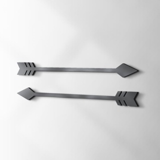 Par de Flechas Setas em Madeira MDF Preto Aplique de Parede Boho em Oferta na Shopee