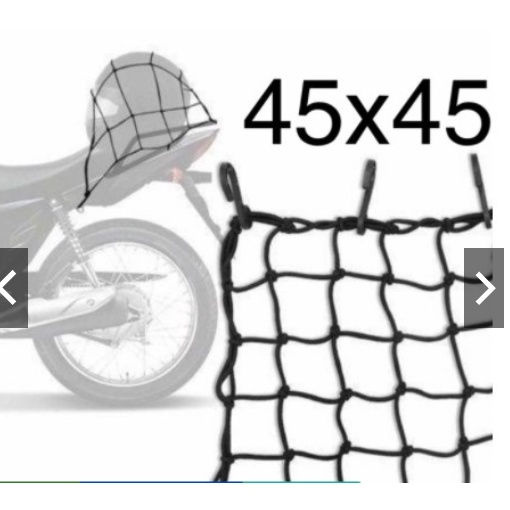 Rede elástica para capacete universal moto aranha corda tela bagageiro 42x42