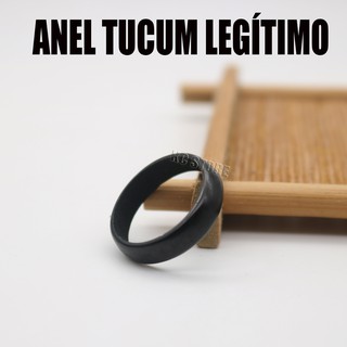 aliança Anel De Tucum Legítimo fosco preto adulto infantil masculino feminino 6mm boa qualidade