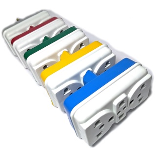 Kit 5 Adaptador De Tomada Benjamin Casulo Plugue 3 entradas Pino em Oferta na Shopee